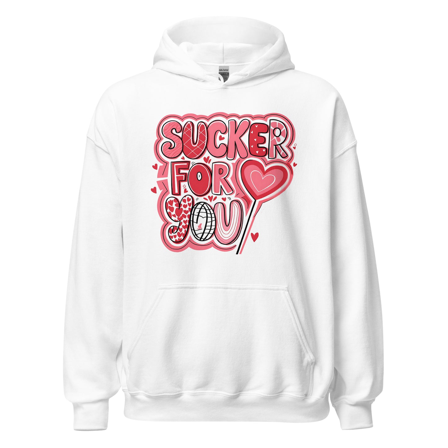 Sucker for You - Valentine’s Day Hoodie - The Perfect Blend of Comfort and Style - Occasion Nation Studio