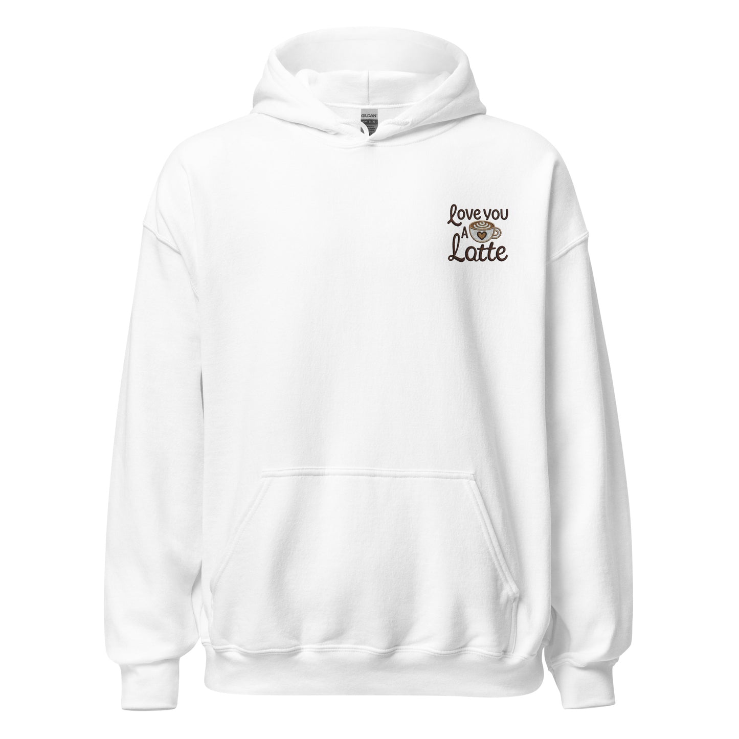 Love you a Latte - Valentine’s Day Hoodie - Celebrate Love in Style - Occasion Nation Studio